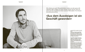 6.2 041 Kulturmagazin Yves Bossart Aussteiger Martina Kammermann