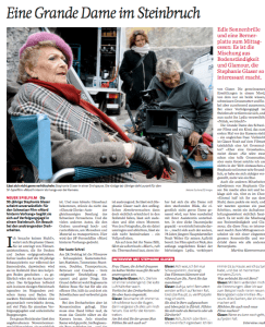 9.2 Berner Zeitung Stephanie Glaser Martina Kammermann